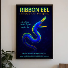 Ribbon Eel NatureS Elegance Poster