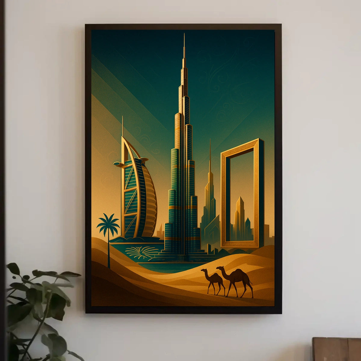 Dubai Skyline Architectural Marvels Poster