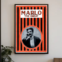 Marlo The Great Vintage Performer Historical Poster