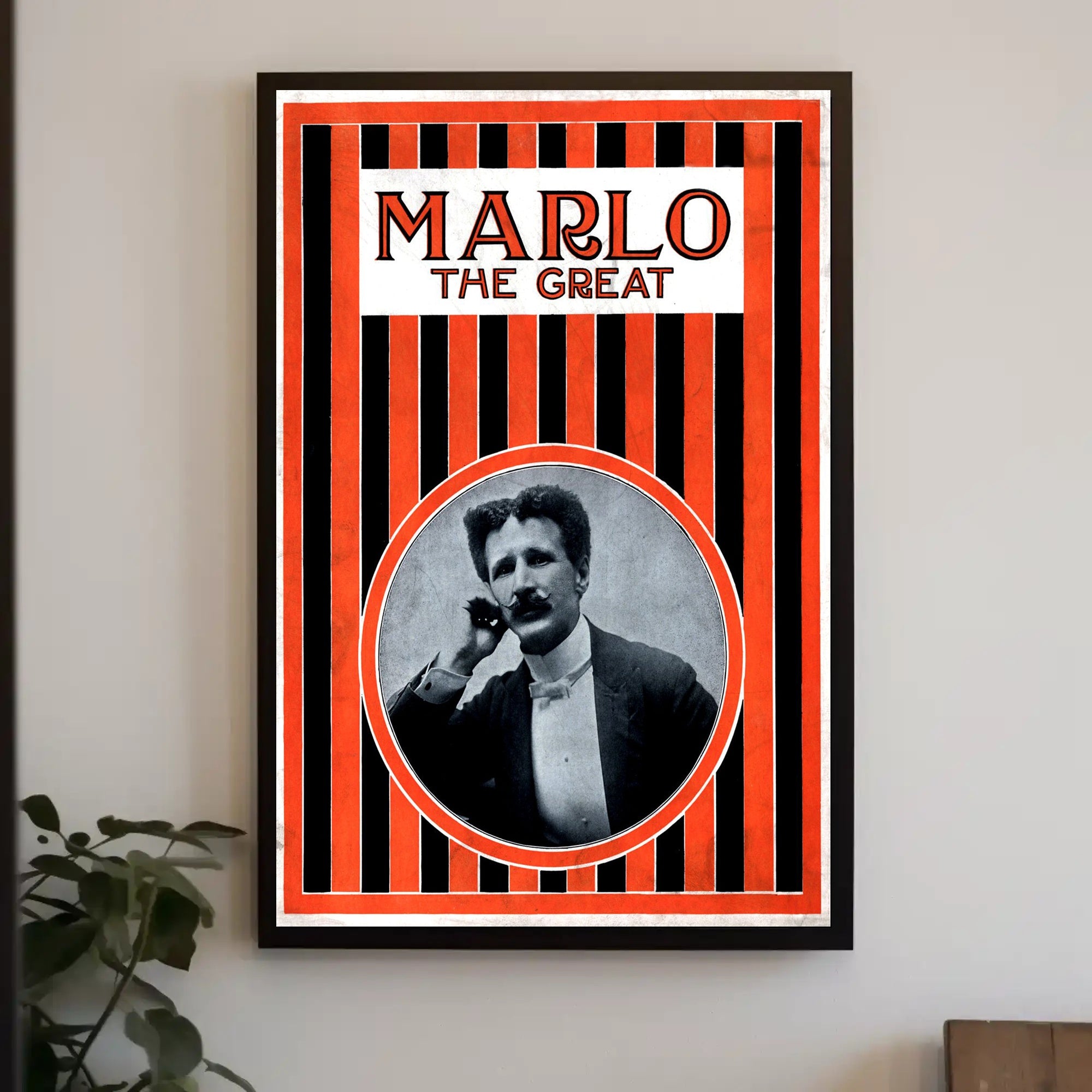 Marlo The Great Vintage Performer Historical Poster