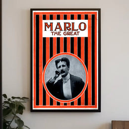 Marlo The Great Vintage Performer Historical Poster