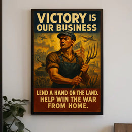 Victory is Our Business Poster