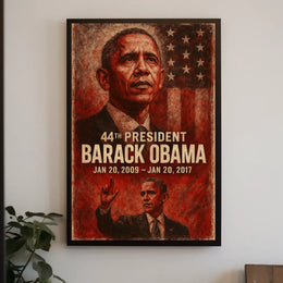 Barack Obama 44th President Poster