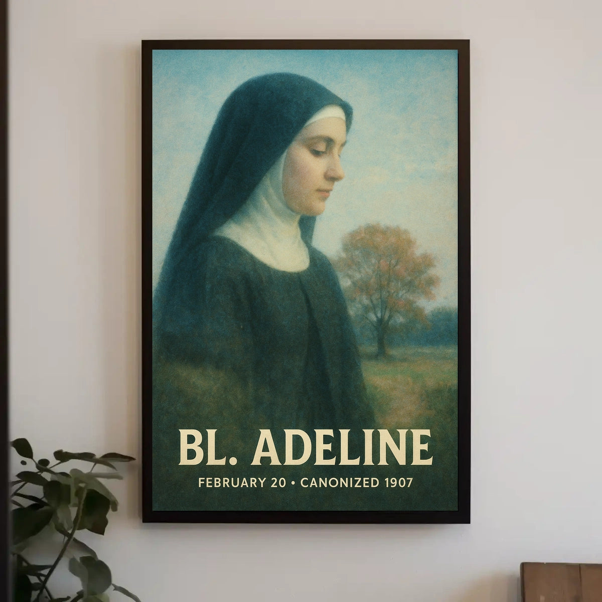 Bl. Adeline Canonized 1907 Poster