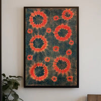 Vibrant Tie-Dye Circles Poster