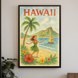 Hawaiian Paradise Poster