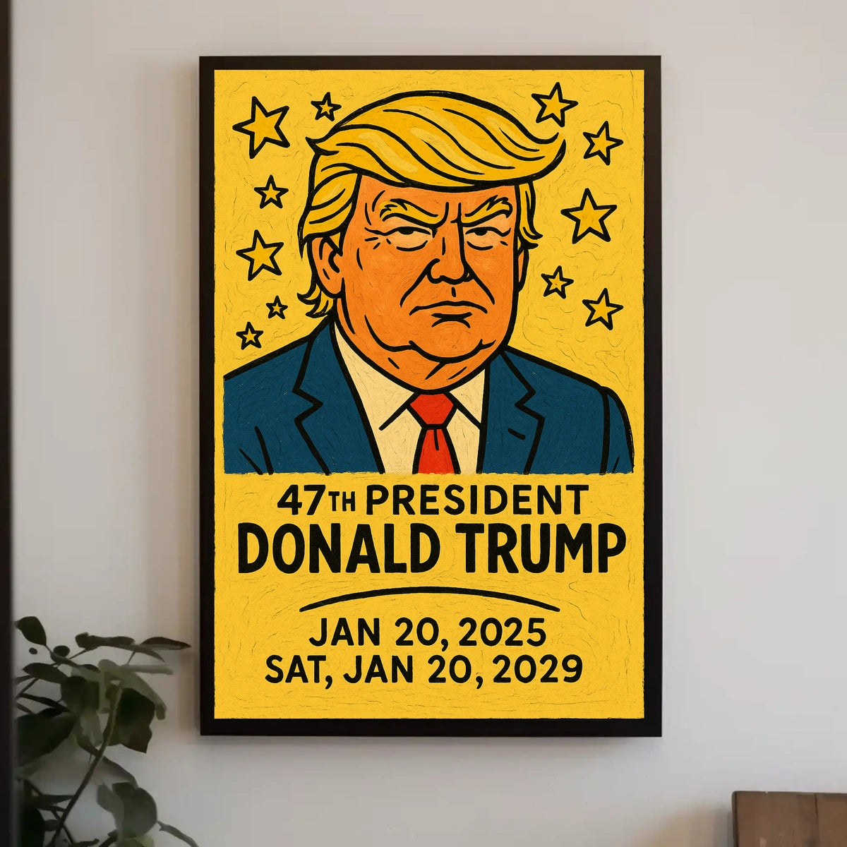 Trump Leadership Pop Art Patriotic Poster