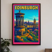 Edinburgh Cityscape Poster