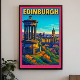 Edinburgh Cityscape Poster