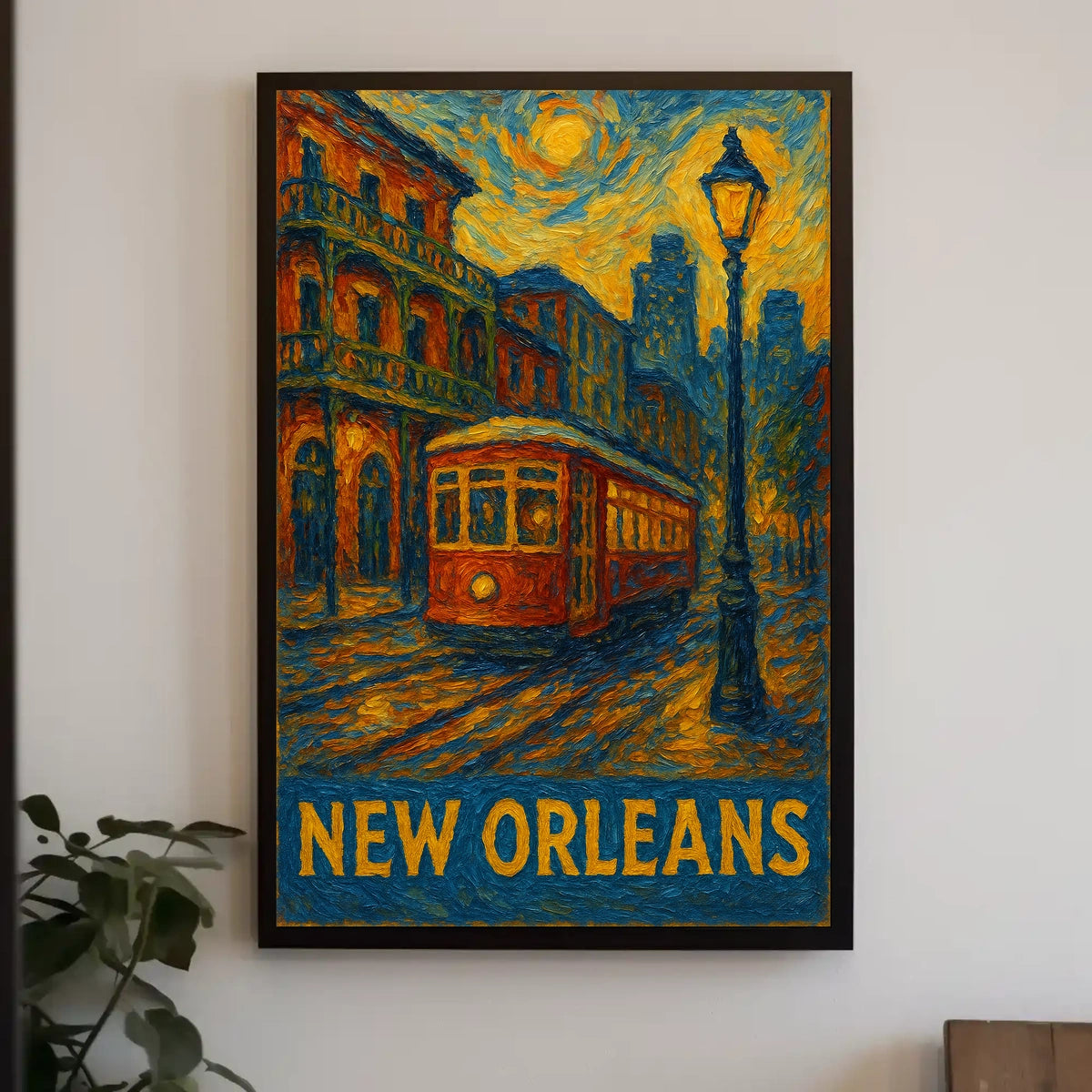 New Orleans Nightscape Poster