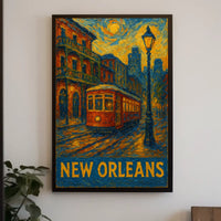 New Orleans Nightscape Poster