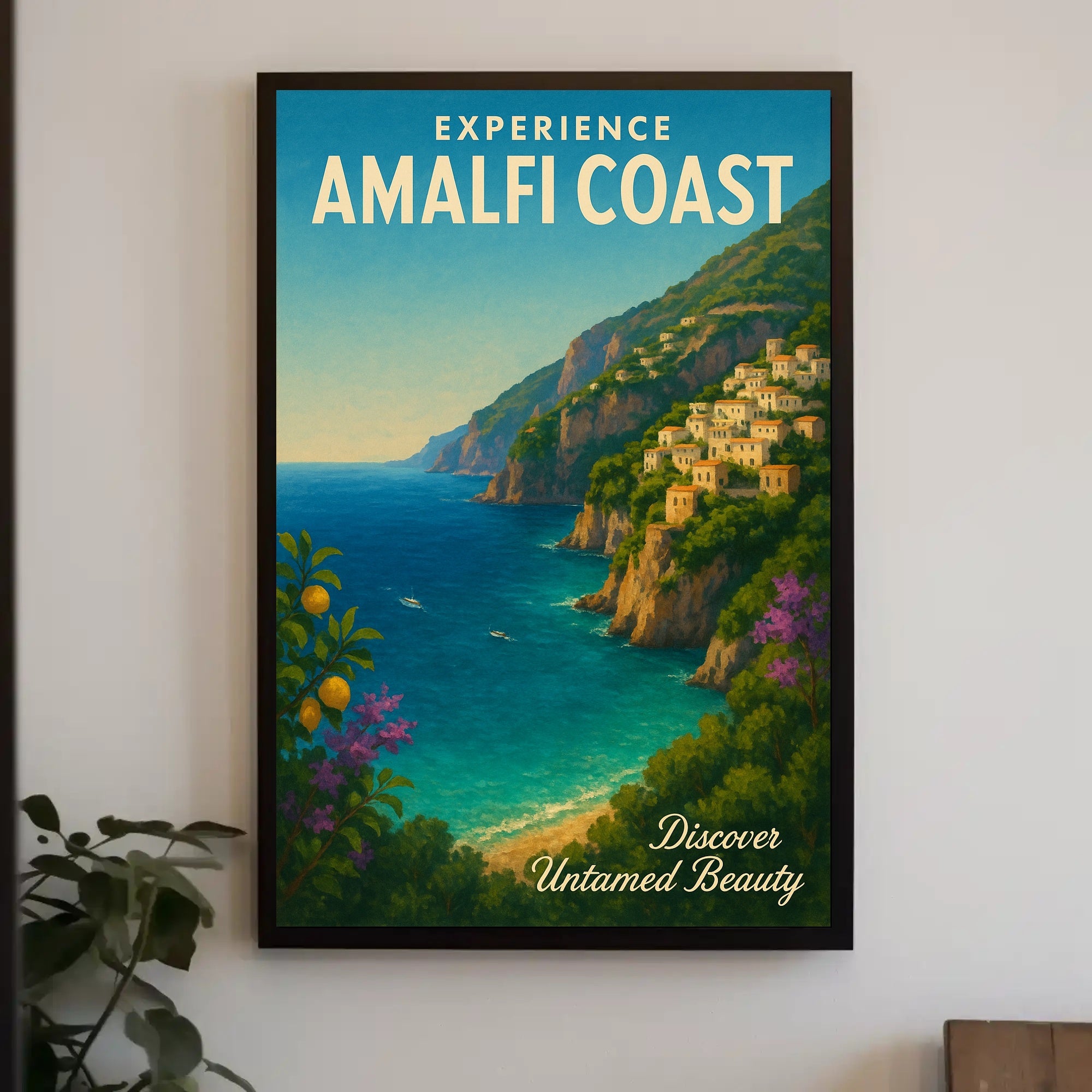 Experience the Amalfi Coast Poster PosterGoat