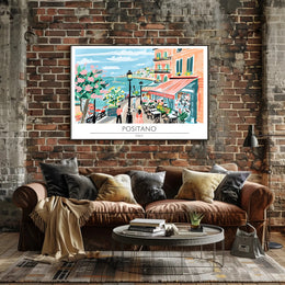 Scenic Positano Poster PosterGoat