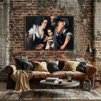 Classic Renaissance Family Scene in Historical or Heritage Poster
