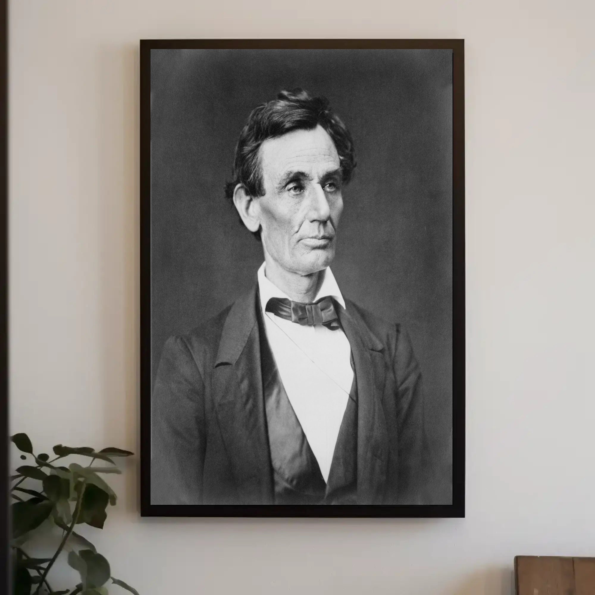 Abraham Lincoln Top Hat Desk Poster Historical Artwork PosterGoat