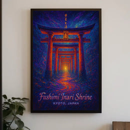Fushimi Inari Shrine Kyoto, Japan Poster