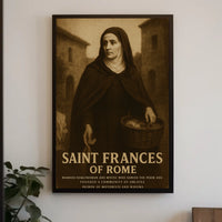 Saint Frances Of Rome Poster