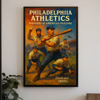 Philadelphia Athletics Pioneers Of Poster