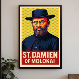 St. Damien of Molokai Poster