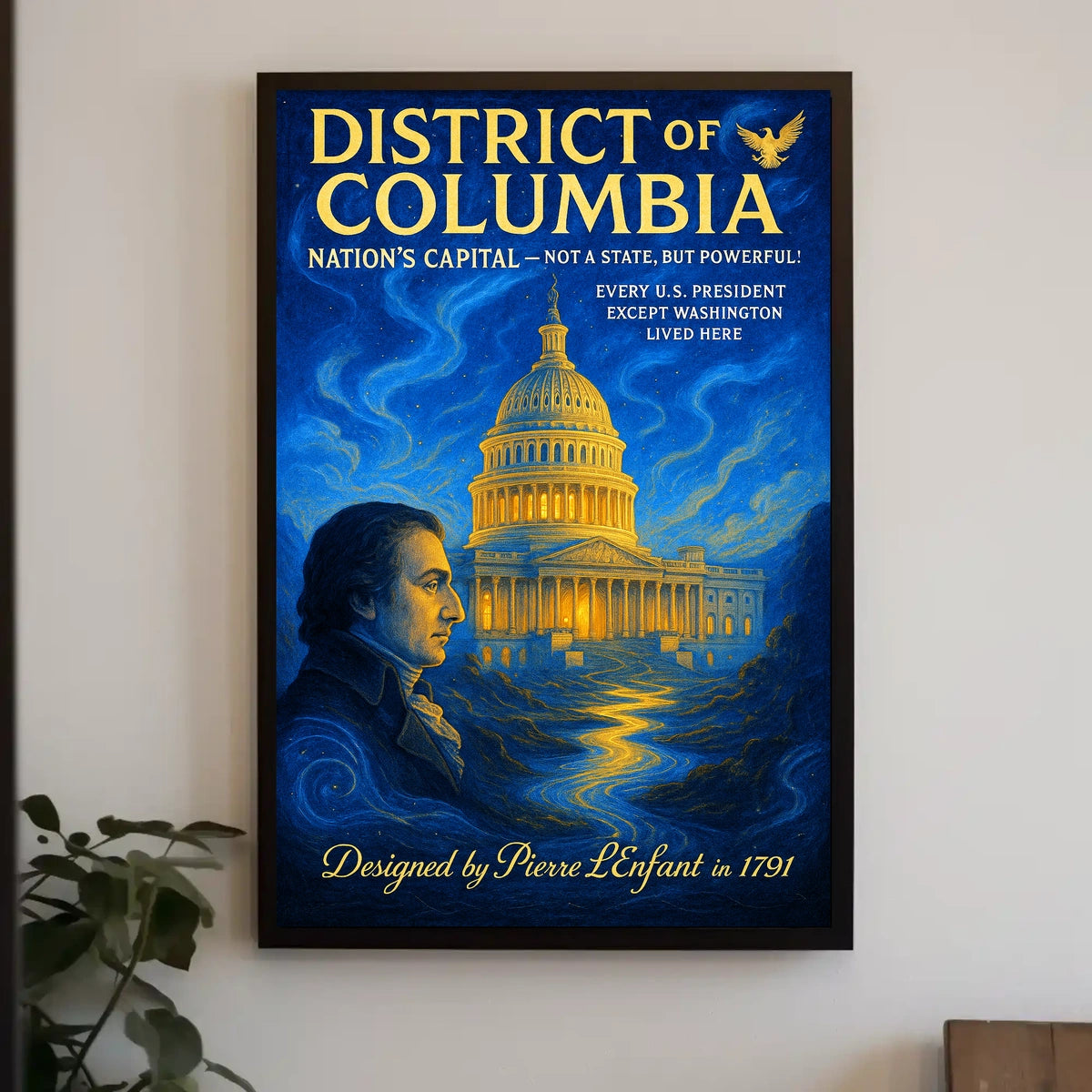 District of Columbia Nation's Capital Poster