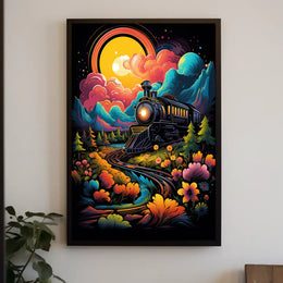Dreamscape Locomotive Poster