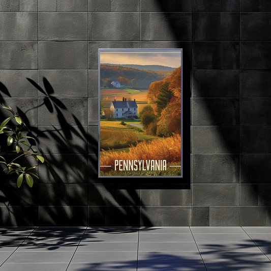Vintage Poster - Pennsylvania United States