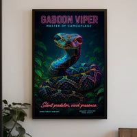 Gaboon Viper Master of Camouflage Poster