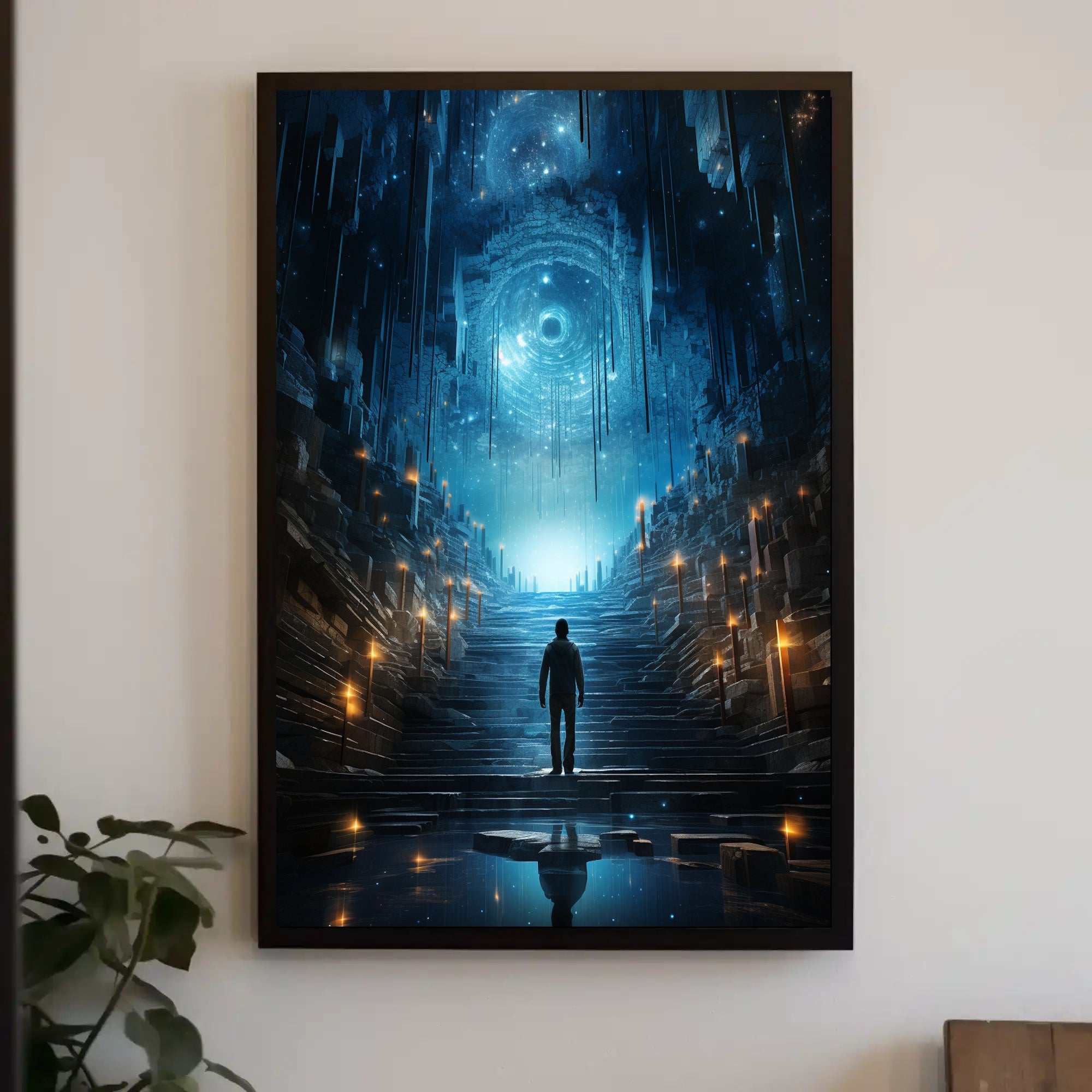 Journey To The Cosmic Abyss Poster