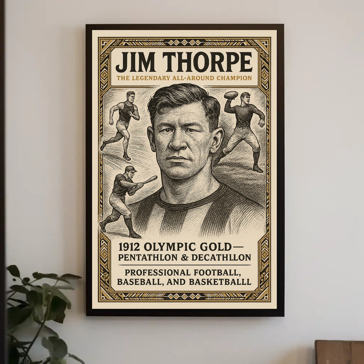 Celebrating a Legendary Athlete Poster