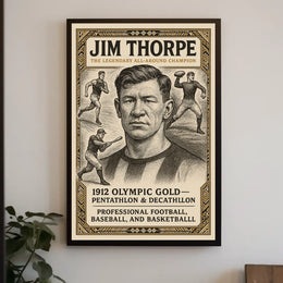 Celebrating a Legendary Athlete Poster