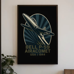 Bell P-59 Airacomet USA 1944 Poster