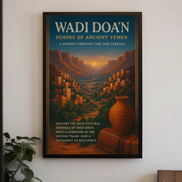 Wadi Doan Echoes Of Ancient Yemen Poster