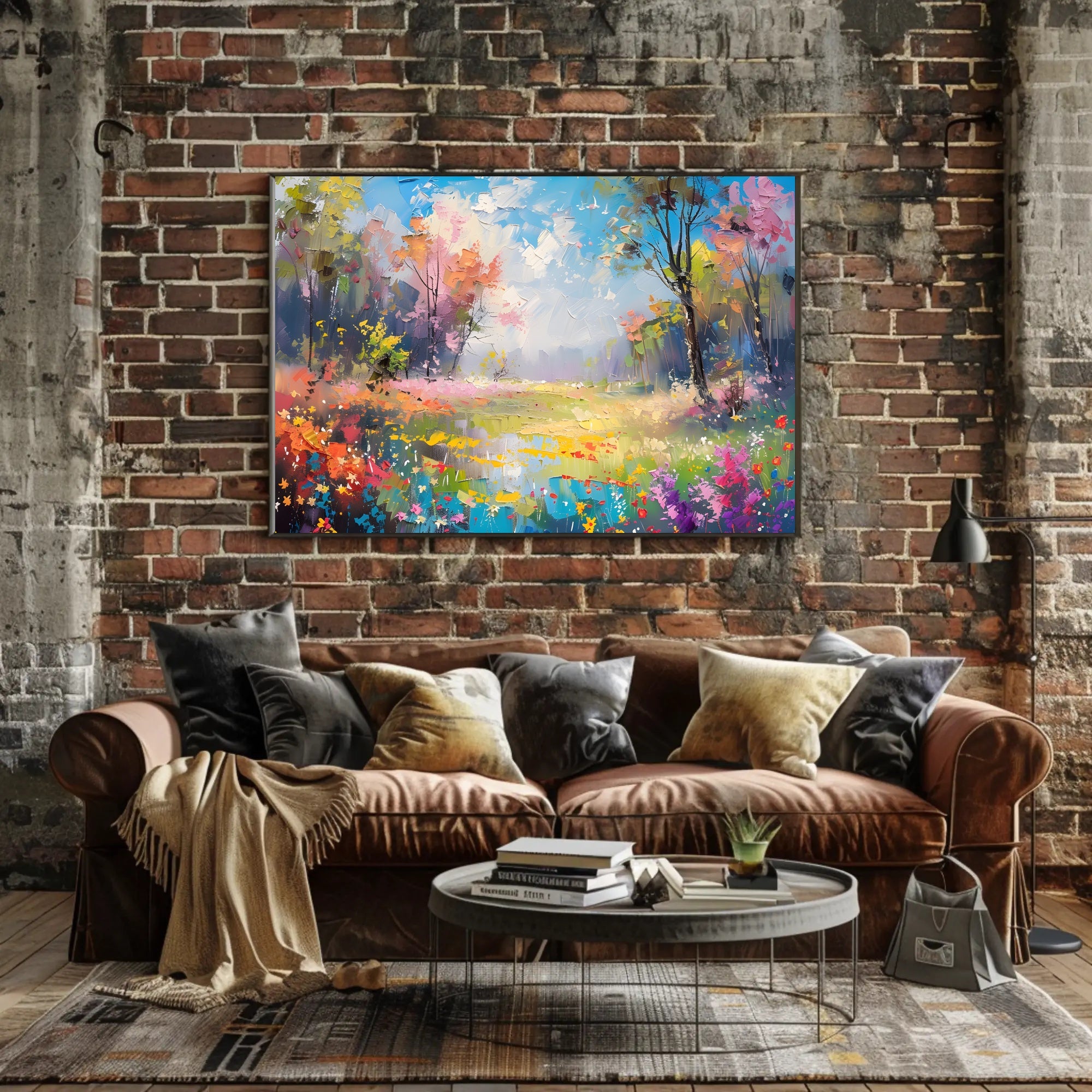 Vibrant Autumn Landscape Poster