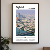 Baghdad Skyline Fusion Urban or Cityscape Poster PosterGoat