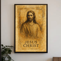 Jesus Christ Artistic Portrait Poster