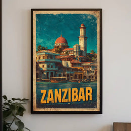 Zanzibar A Coastal Haven Poster