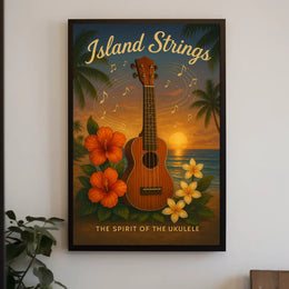 Island Strings Poster