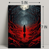 The Enchanted Forest Path Poster