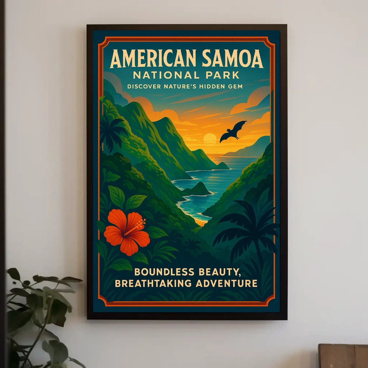American Samoa Travel Adventures National Park Poster