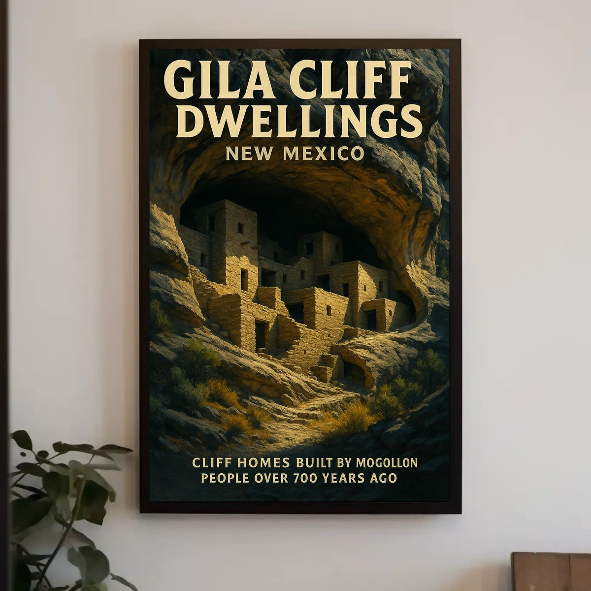 Gila Cliff Dwellings Poster