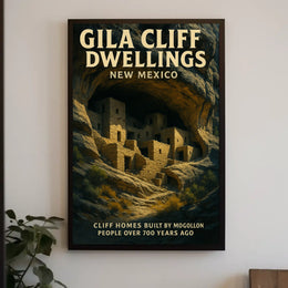 Gila Cliff Dwellings Poster