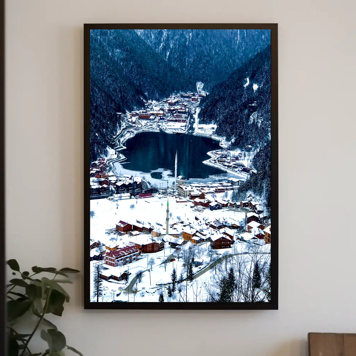Winter Wonderland In The Mountains Poster