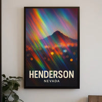 Henderson Nevada Cityscape Minimalist Wanderlust Poster