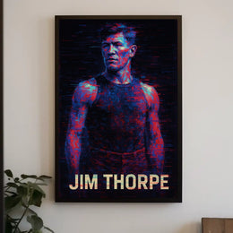 Jim Thorpe A Legendary Athlete Poster