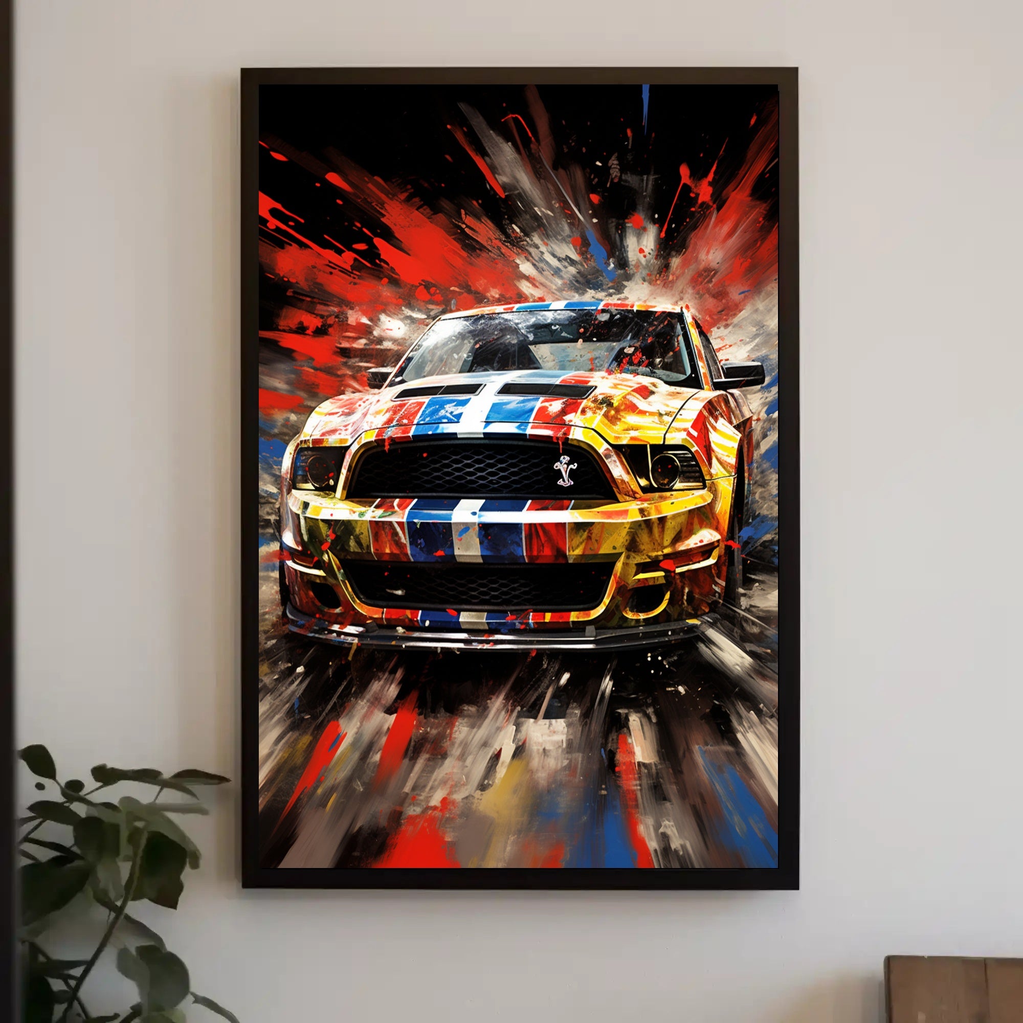 Vibrant Speed Poster