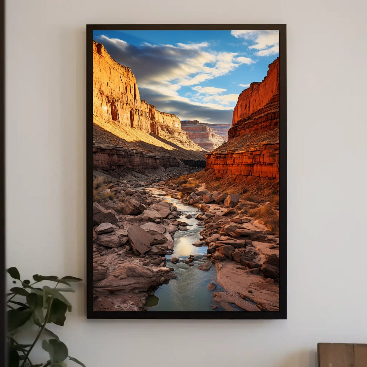 Majestic Canyon Landscape Poster