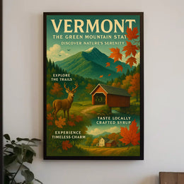 Vermont Natural Serenity Wall Art Print