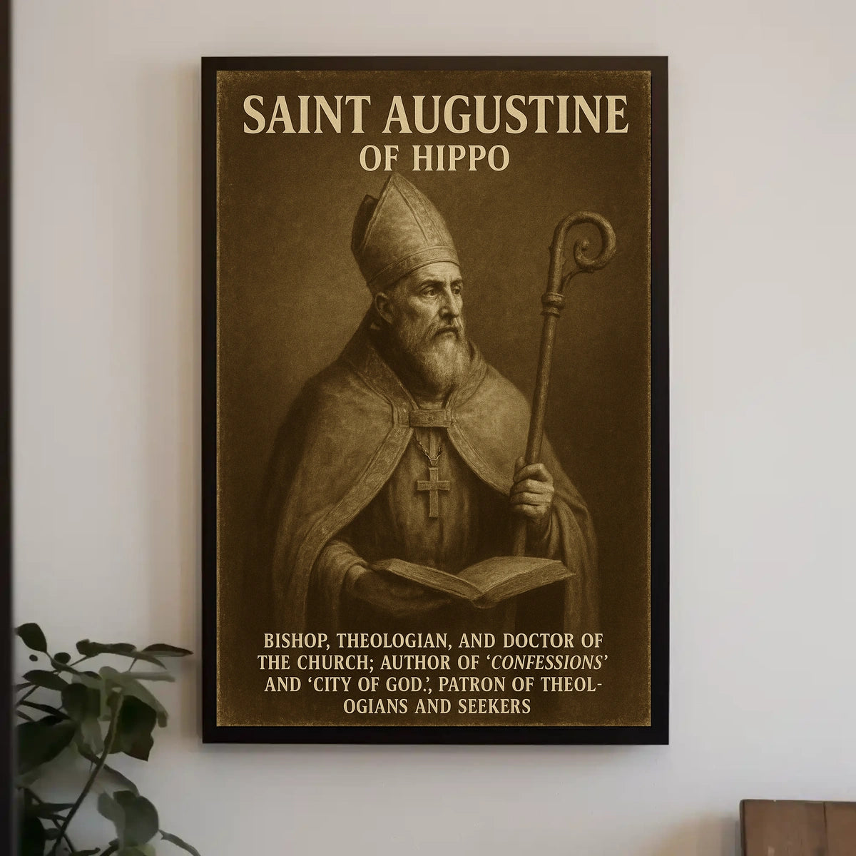 Saint Augustine Of Hippo Poster