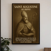 Saint Augustine Of Hippo Poster