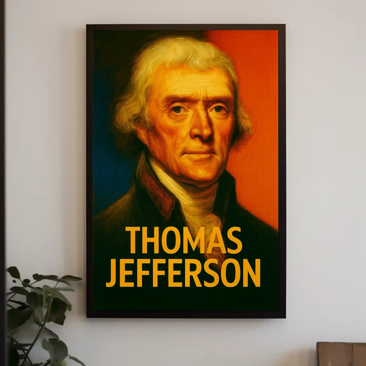 Thomas Jefferson Vintage Americana Poster
